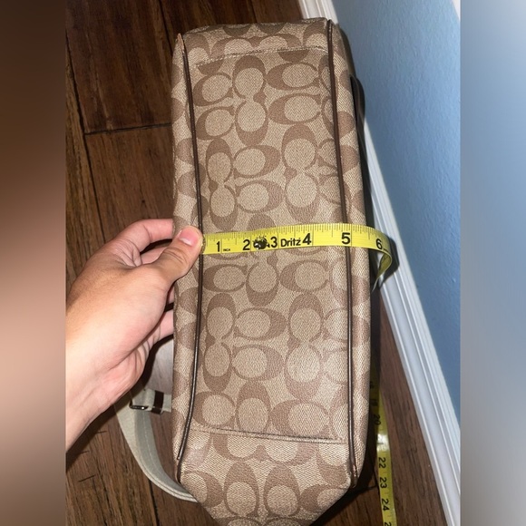 Coach signature logo bag coach messenger bag coach laptop y2k travel work bag - Picture 6 of 14